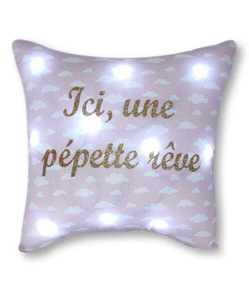 Veilleuse coussin enfant rose | Maisons du Monde