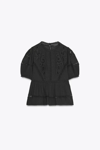 BLOUSE ROMANTIQUE BRODÉE ZW COLLECTION