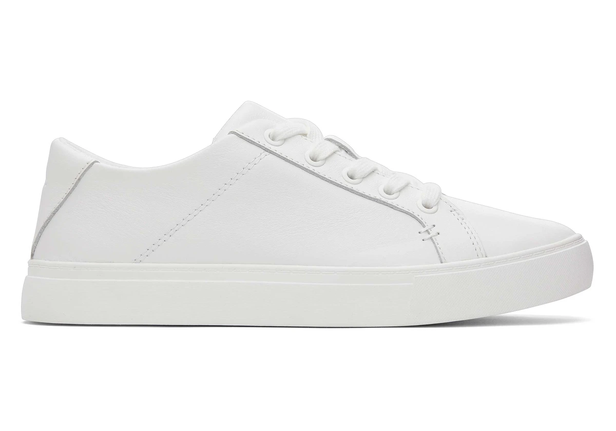 Sneaker Kameron en cuir blanc