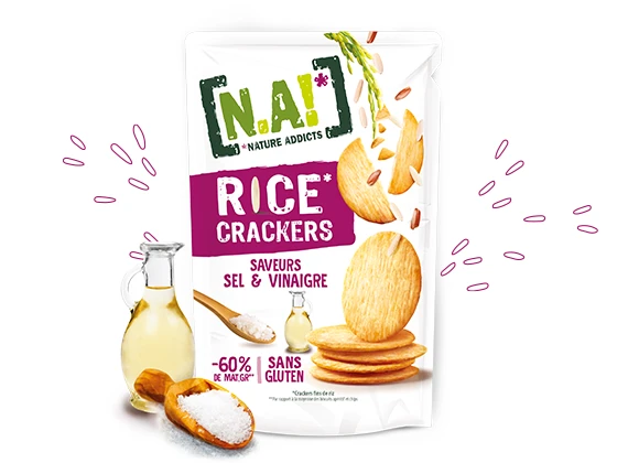 Rice Crackers Sel et Vinaigre