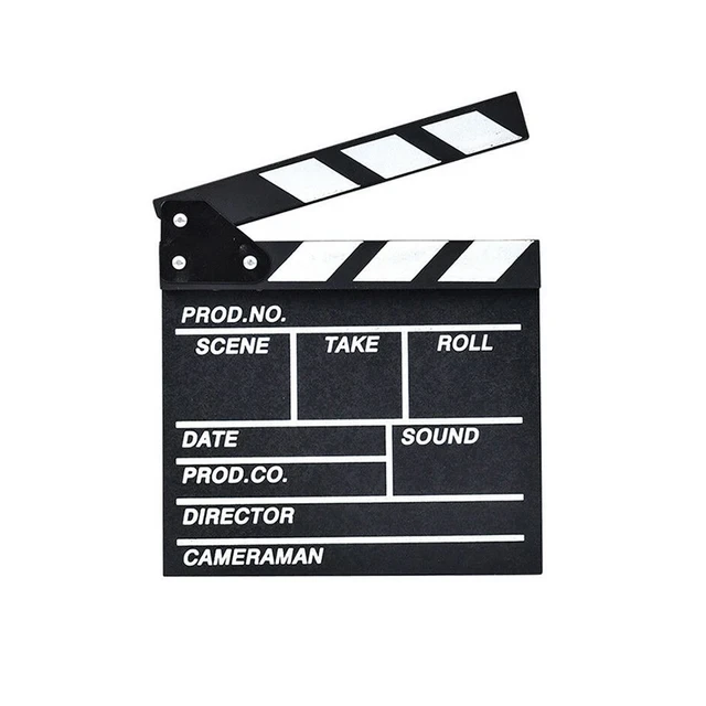 Planche à Clapets en Bois pour Réalisateur de Scène Vidéo, Accessoire de Photographie pour Vlog, Décoration Statique, Nouveau - AliExpress 15