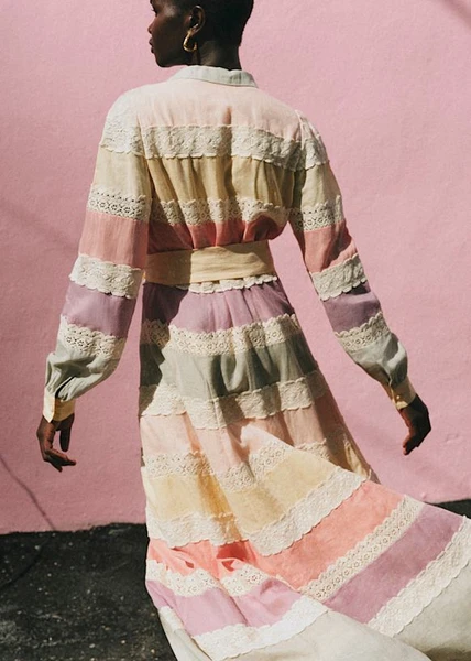 Robe Bella - Mix Dentelle Pastel