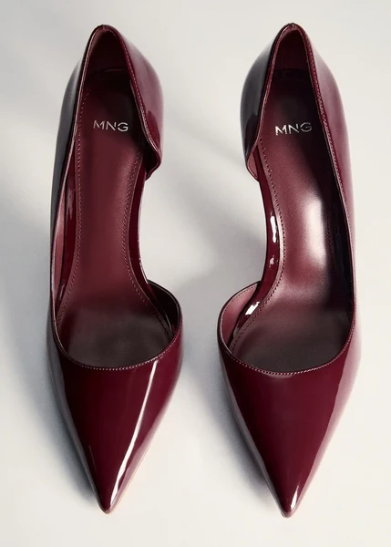 Escarpins bordeaux mango