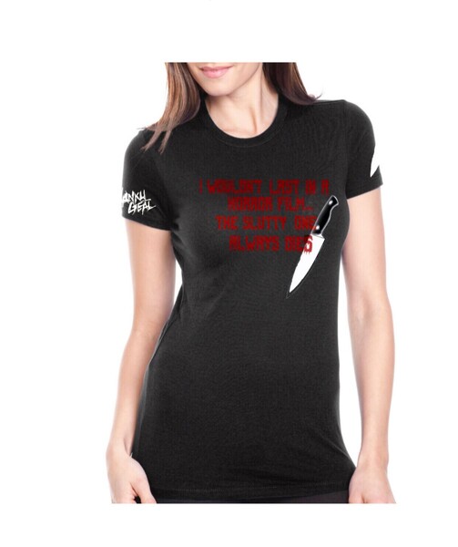 Horror Film Women’s Black Tee