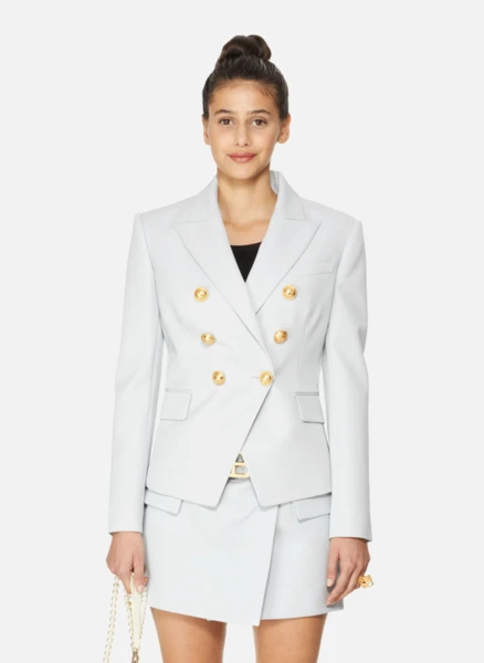 Blazer à double boutonnage | Gris