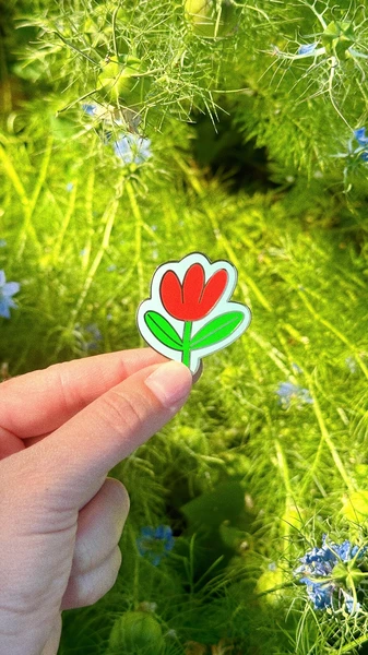 Posy Enamel Pin — .