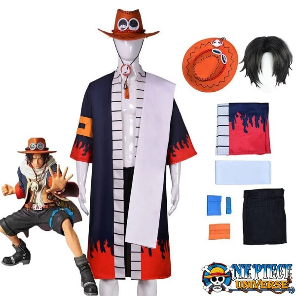 One Piece Portgas D ACE Cosplay Costume HOT 2024 | One Piece Universe Store
