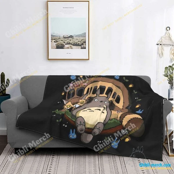 My Neighbour Totoro Blanket For Sale - Ghibli Merch Store - Official Studio Ghibli Merchandise