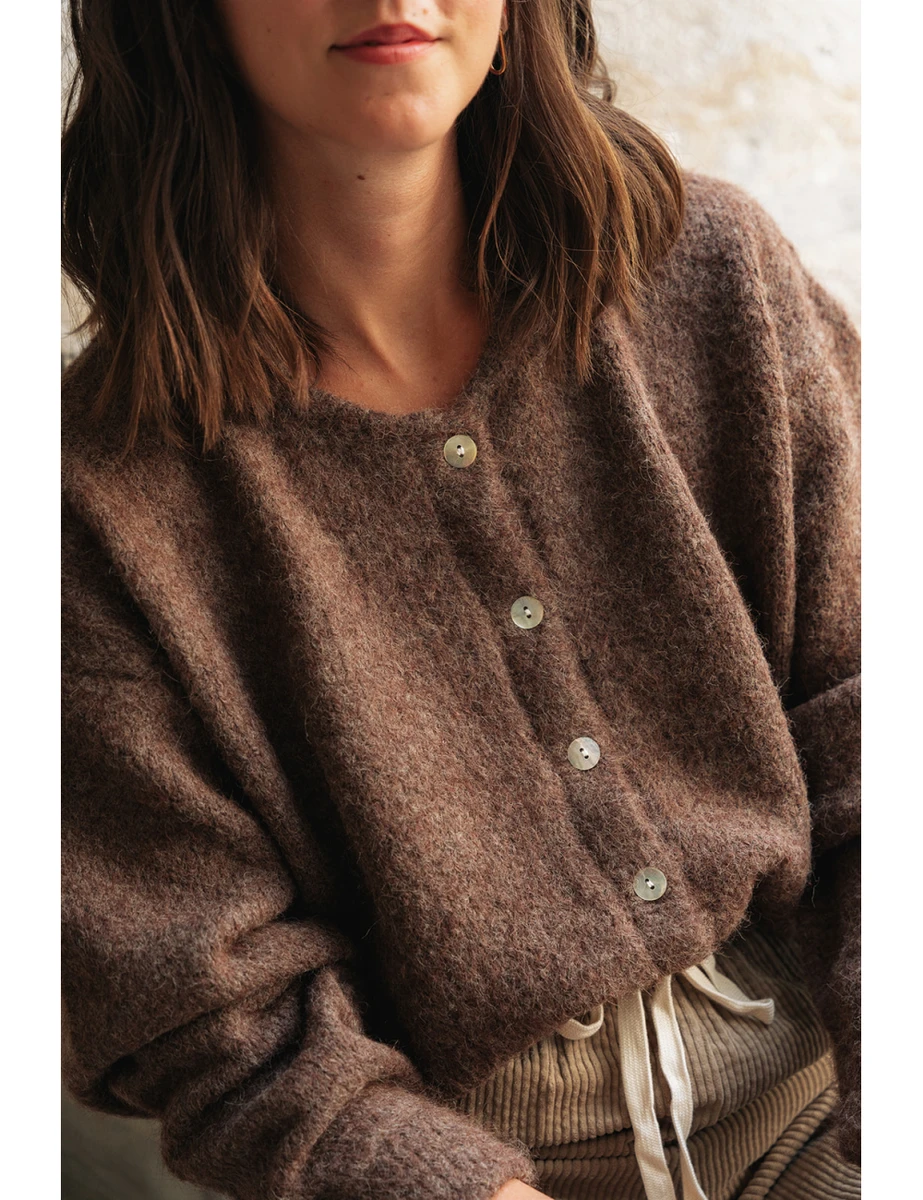 Gilet Léandre noisette