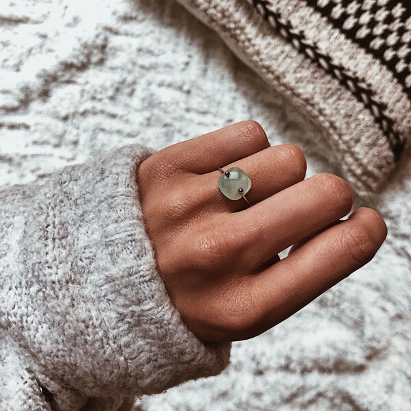 Bague MALOU - bleu pastel