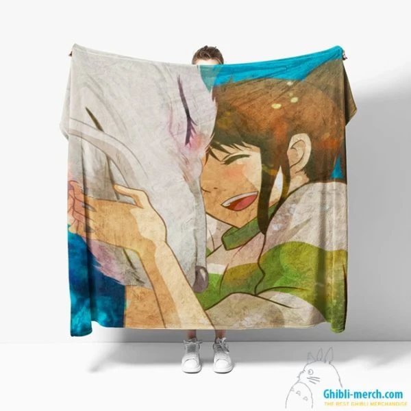 Spirited Away Chihiro Blanket Fleece Super Soft & Warm | Ghibli Merch Store
