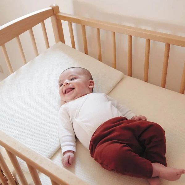 Plan Incliné 10° Organic Coton pour Lit 70 x 140 cm - Beige