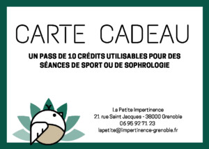 Bon pour cours de sport chez la petite impertinence