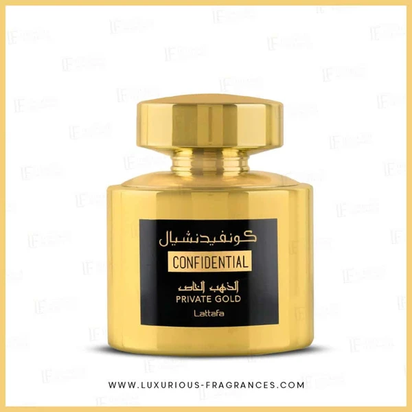 Confidential Private Gold - Lattafa Perfumes