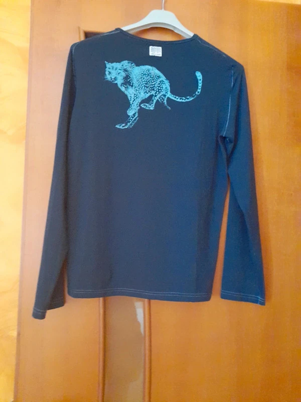 MAGLIA  uomo blu  manica lunga misura S