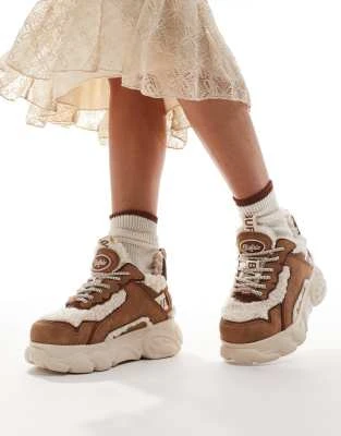 Buffalo CLD Chai trainer in beige