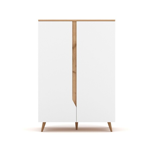 Buffet Haut scandinave 2 Portes L90 x H132 cm - Tree 