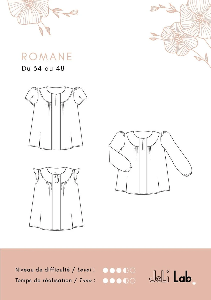 Blouse Romane - Patron Couture PDF