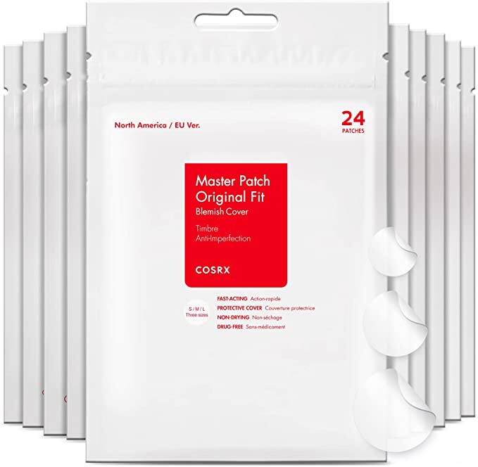 COSRX Acne Pimple Patch (240 counts) Absorbing Hydrocolloid Spot Treatment Fast Healing, Blemish Cover, 3 Sizes : Amazon.fr: Beauté et Parfum