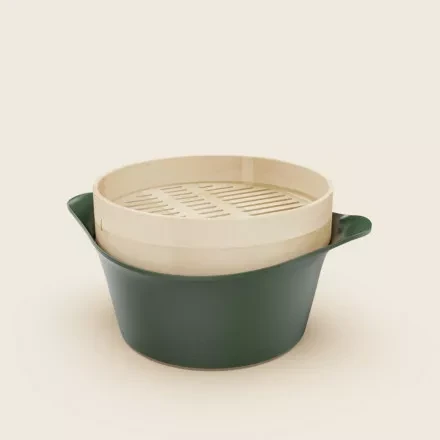 Panier vapeur en bambou pour Cocotte 24 ou 28 cm | COOKUT