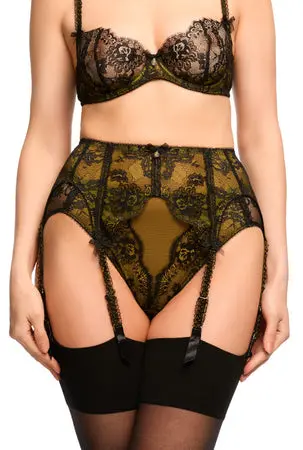Savoir Faire Suspender - Chartreuse/Black Size XL