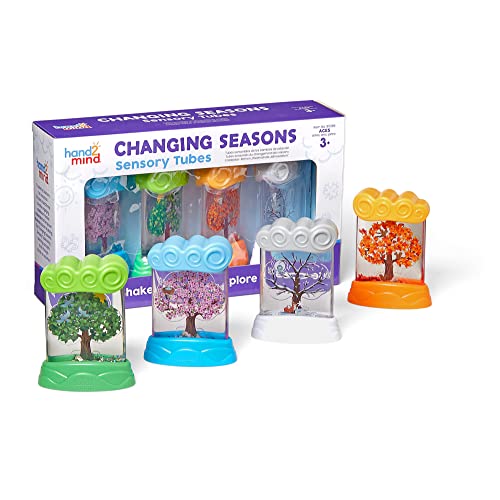 Learning Resources Tubes Sensoriels à Manipuler – Lot De 4 – Calmant Et Apaisant – Dès 3 Ans
