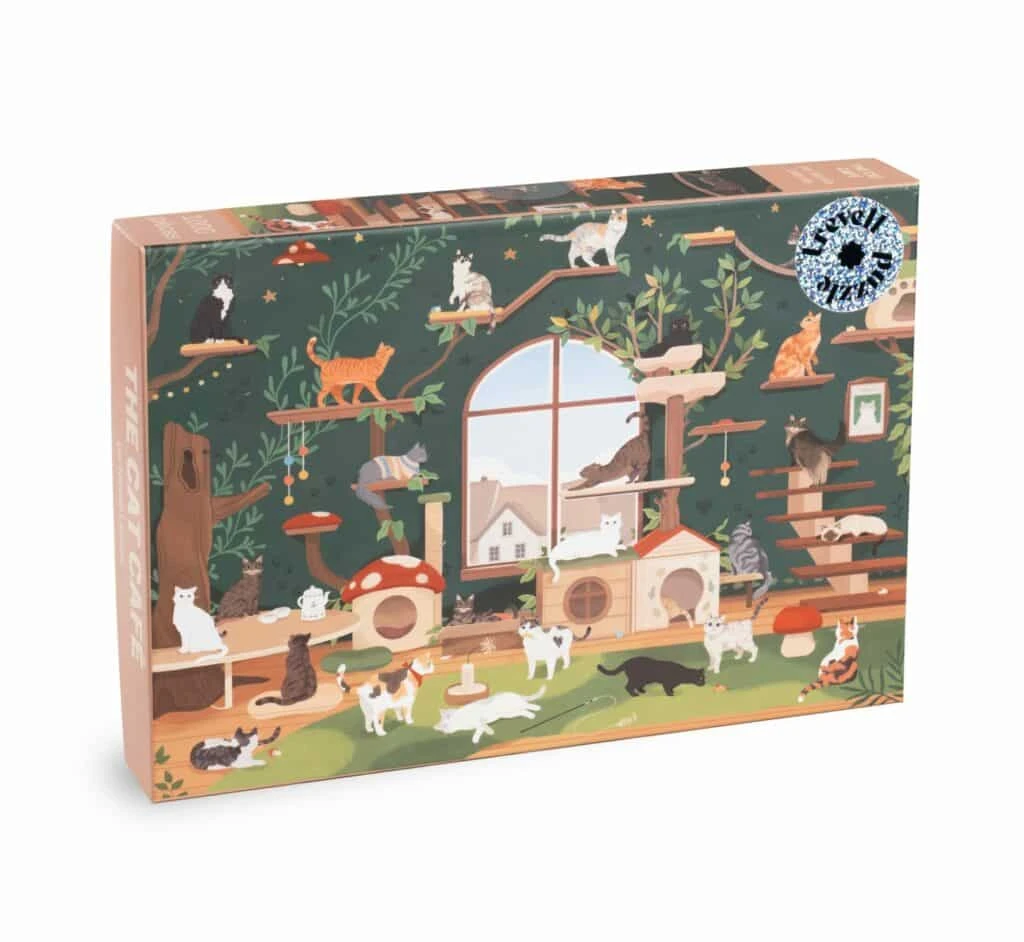 Puzzle The Cat Café - Trevell - 1000 pièces - Puzzles E-shop - Trevell.fr