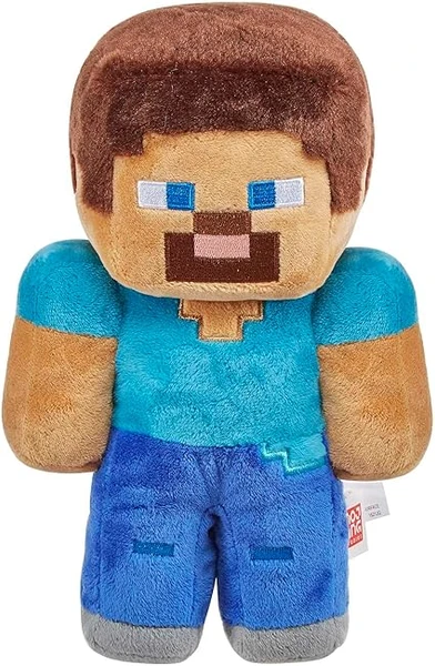 Mattel Minecraft Assortiment de jouets avec Peluche à l’effigie des personnages (20 cm) inspirés du jeu vidéo, à collectionner, Jouet Enfant, Dès 3 ans, HHG11