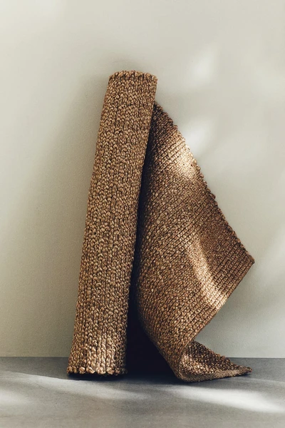 Tapis de couloir en jute