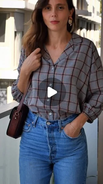 Florence on Instagram: "SANDALETTEDans la nouvelle collection « Les Pionnières » de @singuliere.cousette il y a aussi le tartan gold rush qui m’a fait de l’œil.J’y ai tout de suite vu la blouse #sandalettepattern et je ne suis la seule à avoir eu cette idée 😉 @louanje @la_grande_fabriqueLa seule difficulté dans cette cousette c’était les raccords et je me suis évidemment foirée sur une des épaules… mais bon les choses imparfaites donne justement envie de continuer!BO: @oliviadarSac: @sezane@cousette #blousesandalette #singulierexcousette #vestiairesinguliere #patronsinguliere #cousettepatterns #tissusinguliere #handmade #sew #sewing #fall #sezanelovers"