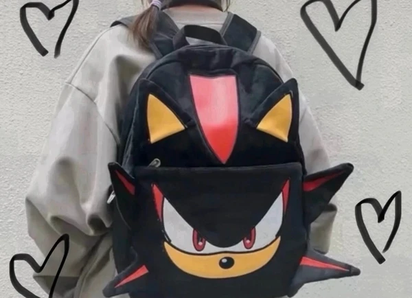 Shadow zaino shadow sonic the hedgehog backpack shadow sonic bag zaino 42 cm shadow backpack Toy