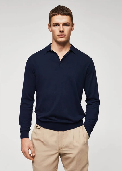 Polo maille modal soie -  Homme | Mango Man France