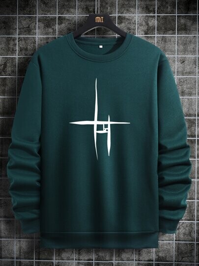 Homme Sweat-shirt à imprimé graphique