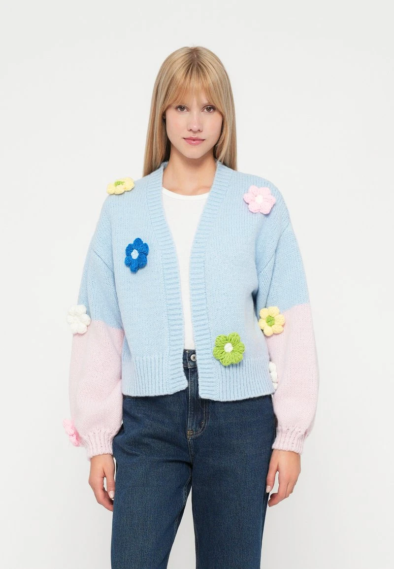 PCJENNER - Gilet - cashmere blue/pink-a-boo