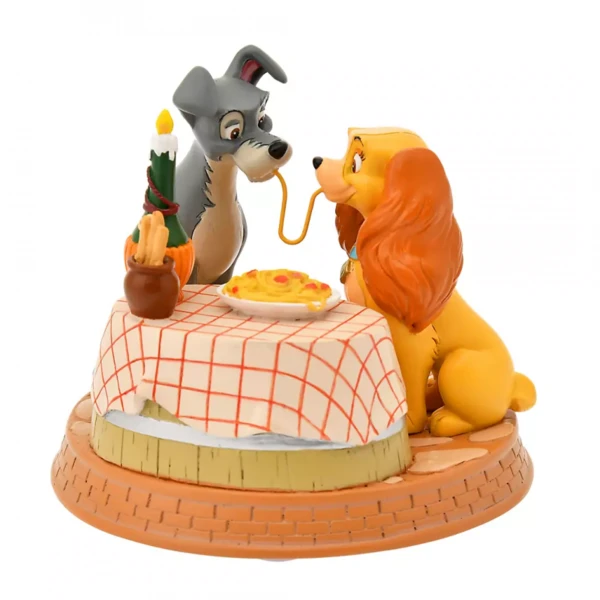 COMMANDE - DISNEY STORE JAPON - FIGURINE BELLE ET LE CLOCHARD - STORY COLLECTION