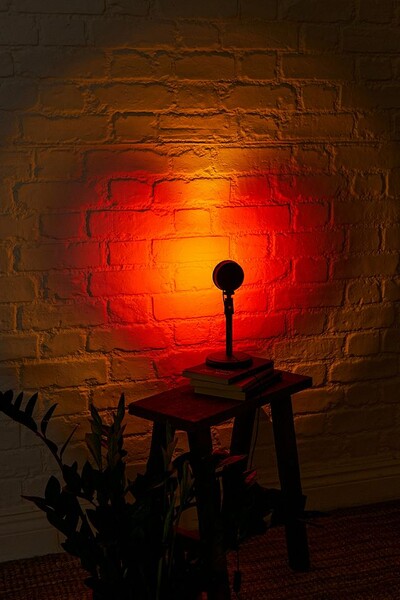 Lampe de projection cœur