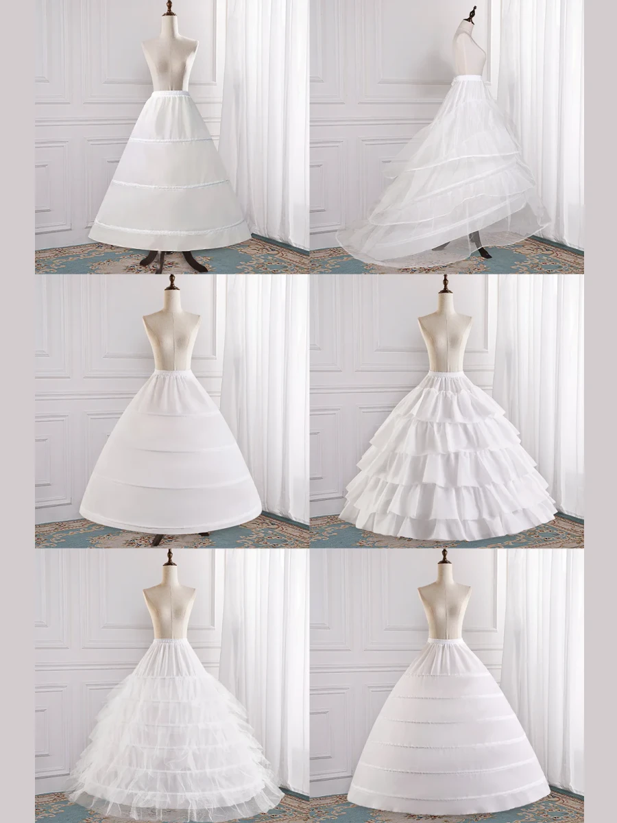 Jupon de mariage sous-jupe robe de bal Crinoline Slip pour robes de mariée robes de bal et formelles moelleux Tulle jupe cerceau de mariée - AliExpress 320