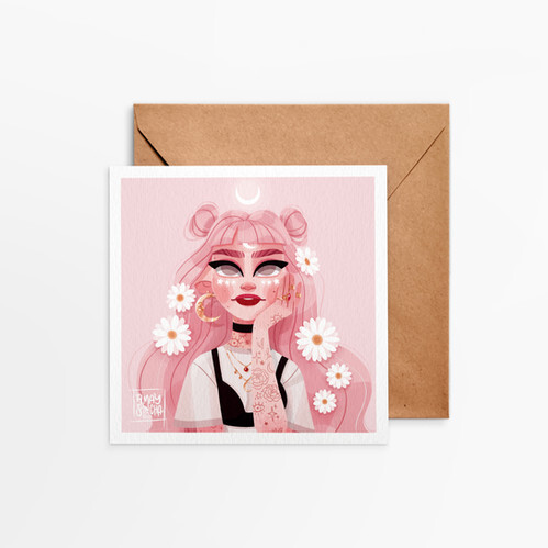 Carte Carrée Daisy
