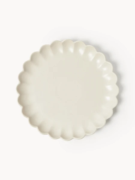 Assiettes plates en forme de fleur Sabina, 4 pièces | Westwing