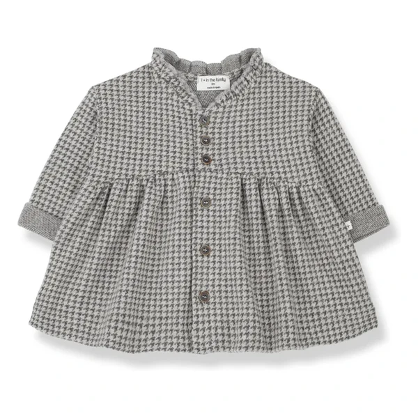 1+ in the family - Robe Gemma Polaire - Gris clair | Smallable