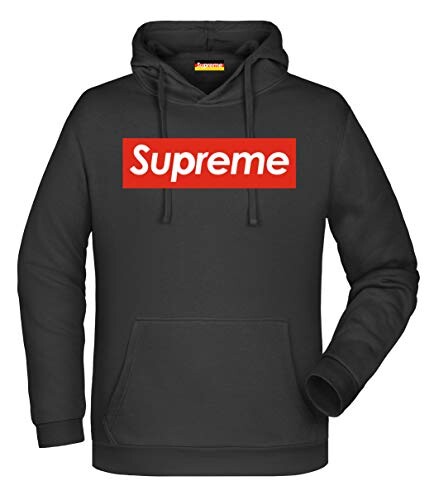 Supreme Germany Hoodie Schwarz - Rot/Weiss (S)
