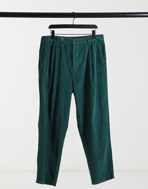 ASOS DESIGN - Pantalon ample en velours côtelé à plis | ASOS