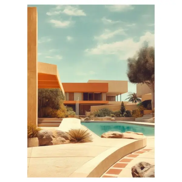 Poster Hartman Villa California 01