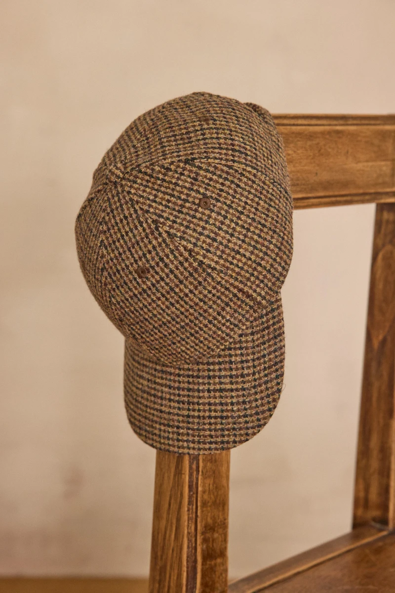 Casquette HELENA à carreaux