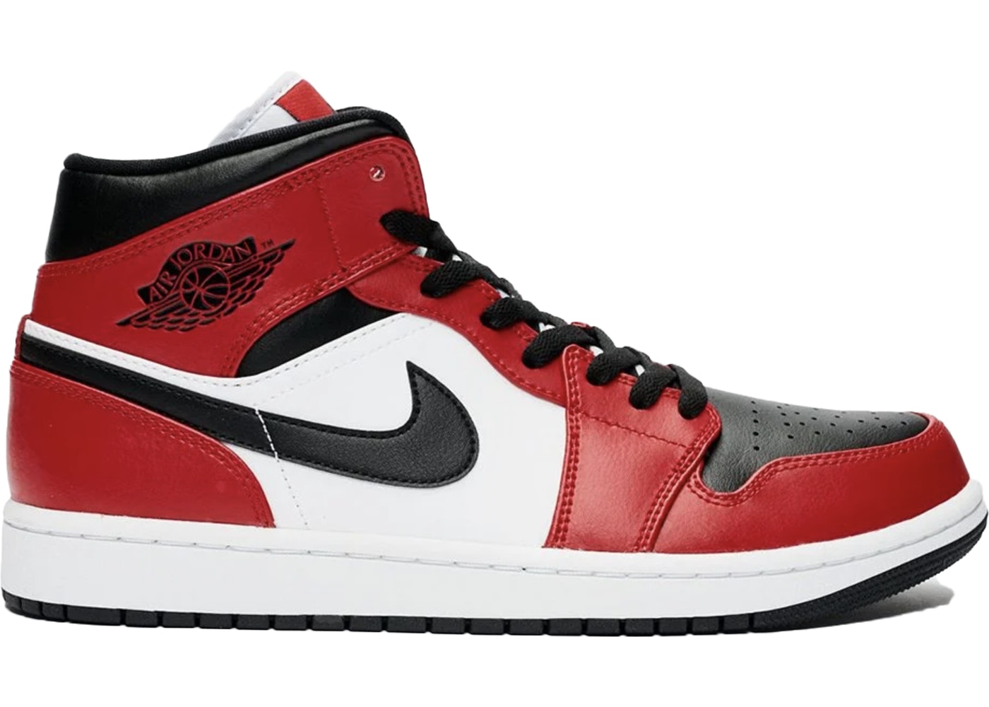 jordan 1 retro mid chicago toe
