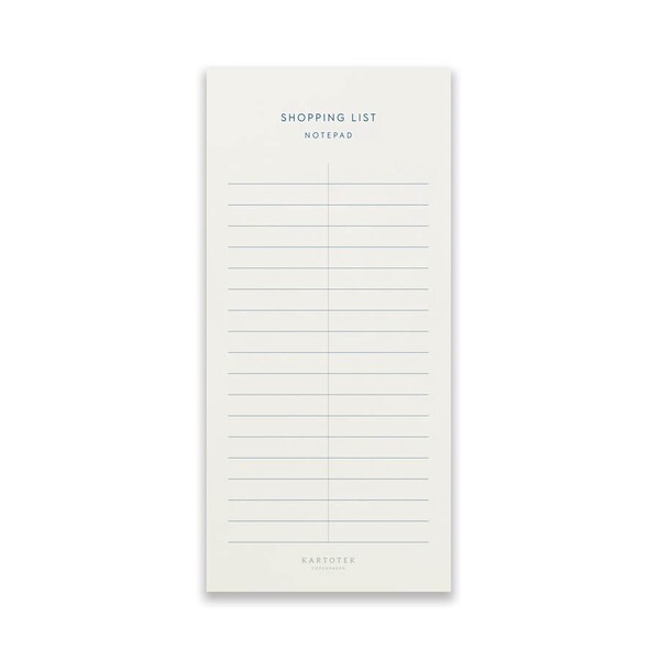 Kartotek • Bloc-notes Shopping list