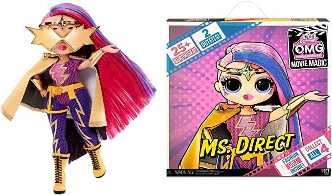 LOL Surprise OMG Movie Magic MS. Direct - Poupée Mannequin avec 25 Surprises & Ensemble cinéma - Série 1 – Contient des Tenues, Accessoires & + - À Collectionner – pour garçons & Filles de 4 + : Amazon.fr: Jeux et Jouets