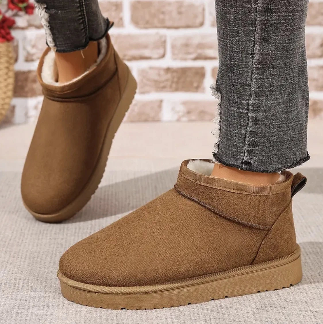 bottes neige dhiver femmes semelle plate épaisse fermeture à - Temu France