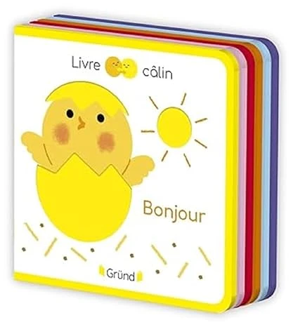 Bonjour – Livre tout-carton avec de la feutrine à toucher – À partir de 6 mois Broché – Illustré, 30 mai 2024