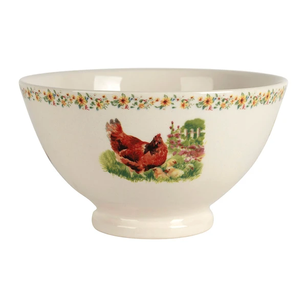 Bol en faïence poule 75cl - Collection